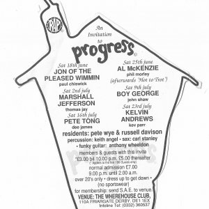 Progress - The Wherehouse Club -Derby - 18th  June - 1994 A.jpg