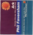 Ark Leeds Poly 23rd July 1994 Phil Faversham Tape.JPG Ark Leeds Poly 23rd July 1994 Phil Faversham Tape.JPG