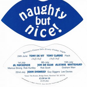 Naughty But Nice @ The Rooms - Hereford - 24th June 199? (A&B Side) .jpg