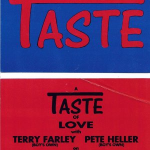 Taste Of Love @ Roadmenders - Northhampton - 6th February 1993 (A&B Side) .jpg