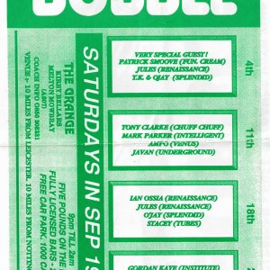 Bubble @ The Grange - Melton Mobray - 4th September 1993 B .jpg
