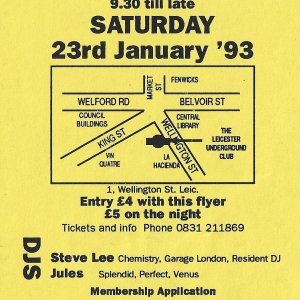Sex @ The Leicester Underground Club - 23rd January 1993 - B .jpg