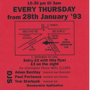 Thunderground @ The Leicester Underground Club - 28th January 1993 -B .jpg
