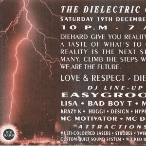 Die Hard @ The Dilectric Club - 19th December 1992 - Single Sided Flyer.jpg