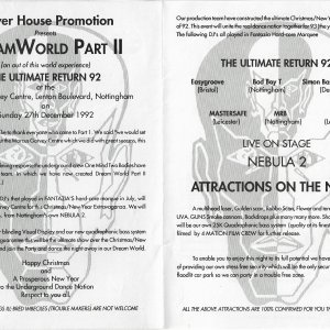 Dreamworld - Part 2 - @ The Marcus Garvey CTR - Nottingham - 27th Dec 92 - Centre.jpg
