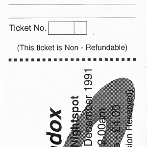 Euphoria 2 - Paradox (Ticket) - 18th December 1991.png