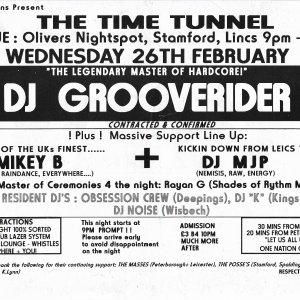Time Tunnel @ Olivers Nightspot - Stamford Lincolnshire - 19th February 1992 - B .jpg