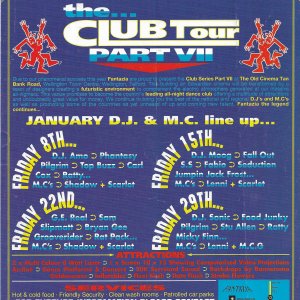 Fantazia Club Tour 7 @ The Old Cinema - Telford  - 8th January 1993 - B .jpg