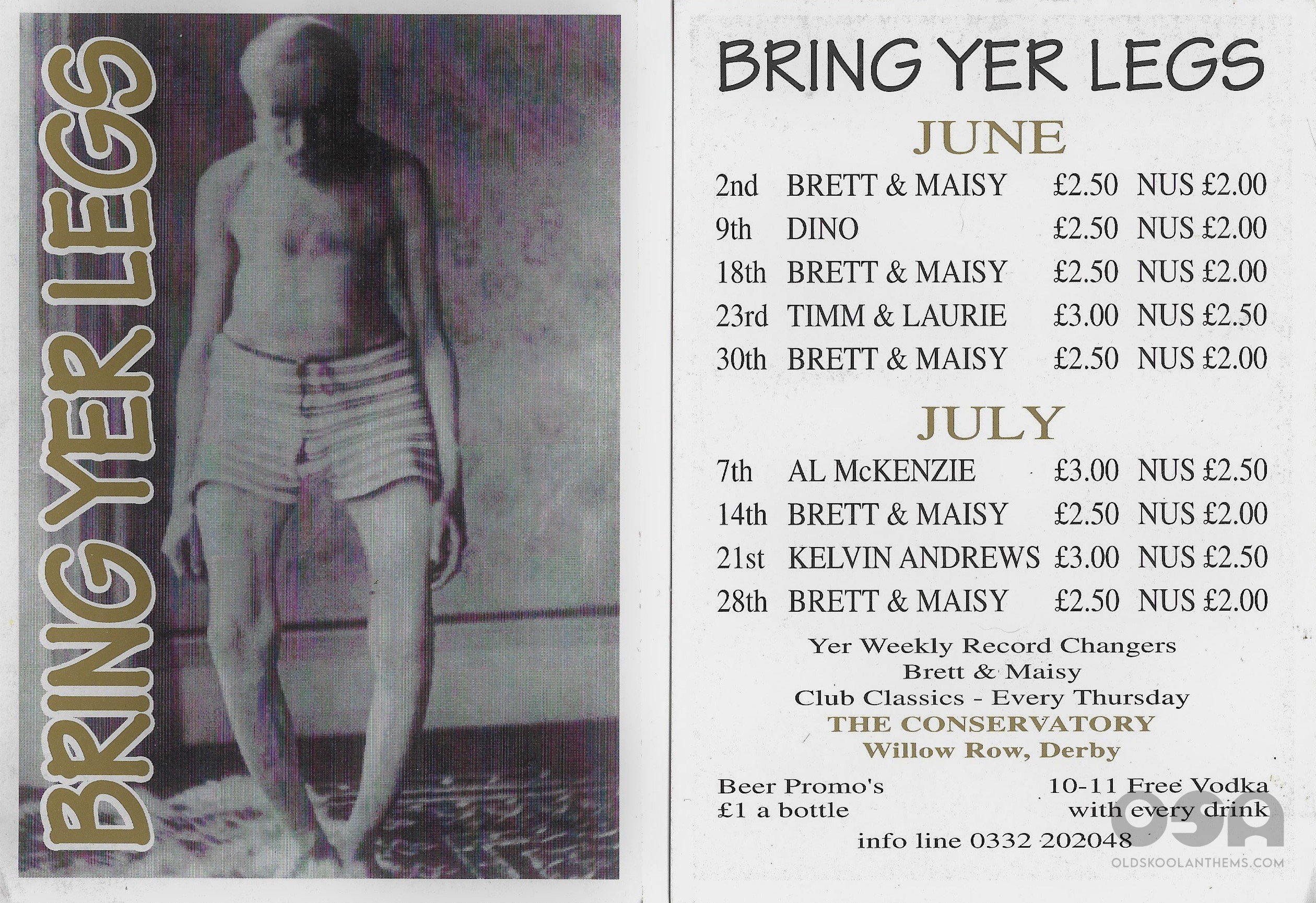 Bring Yer Legs @ The Conservatory - Derby - 2nd June 199? (A&B Side) .jpg