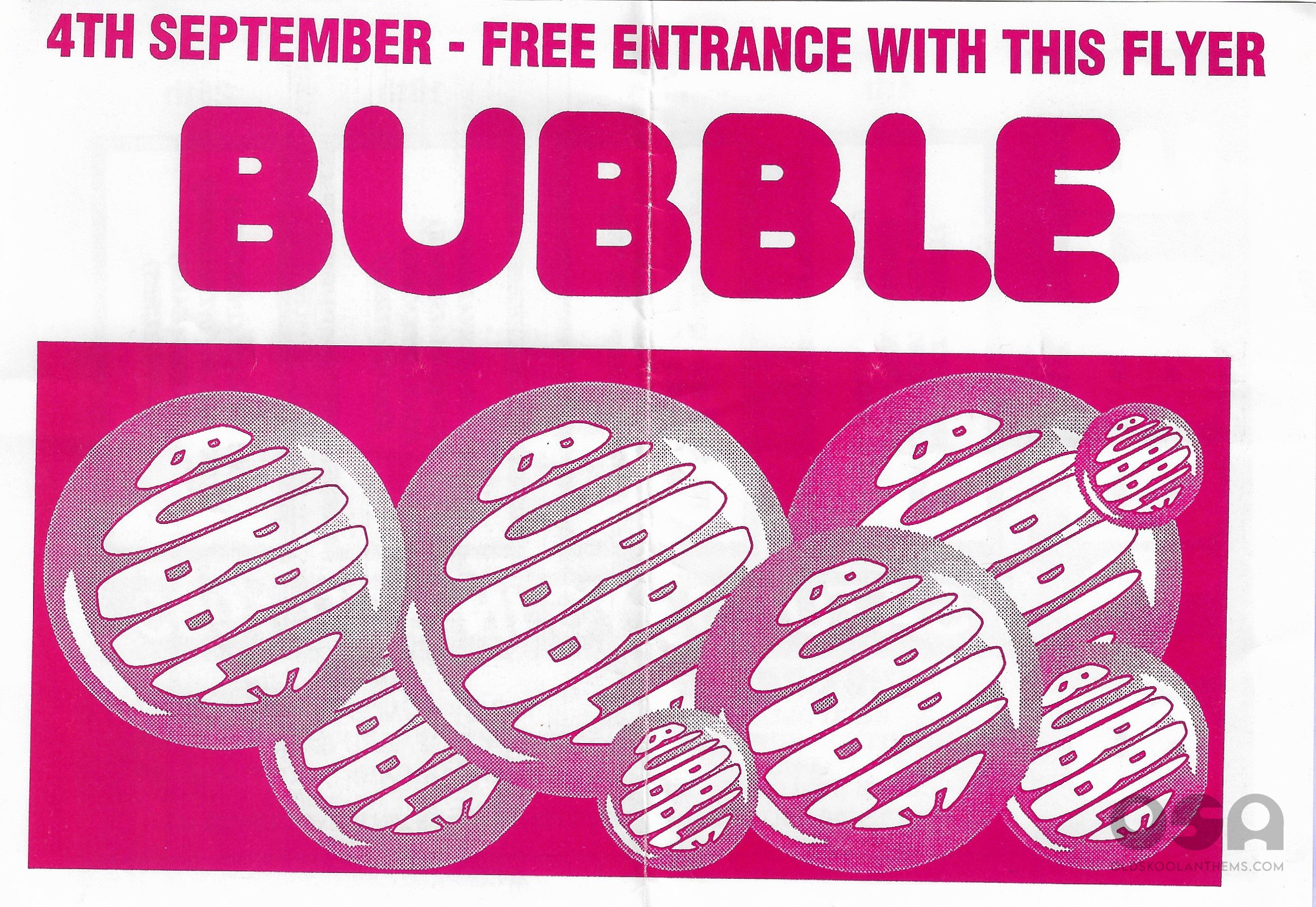 Bubble @ The Grange - Melton Mobray - 4th September 1993 A .jpg