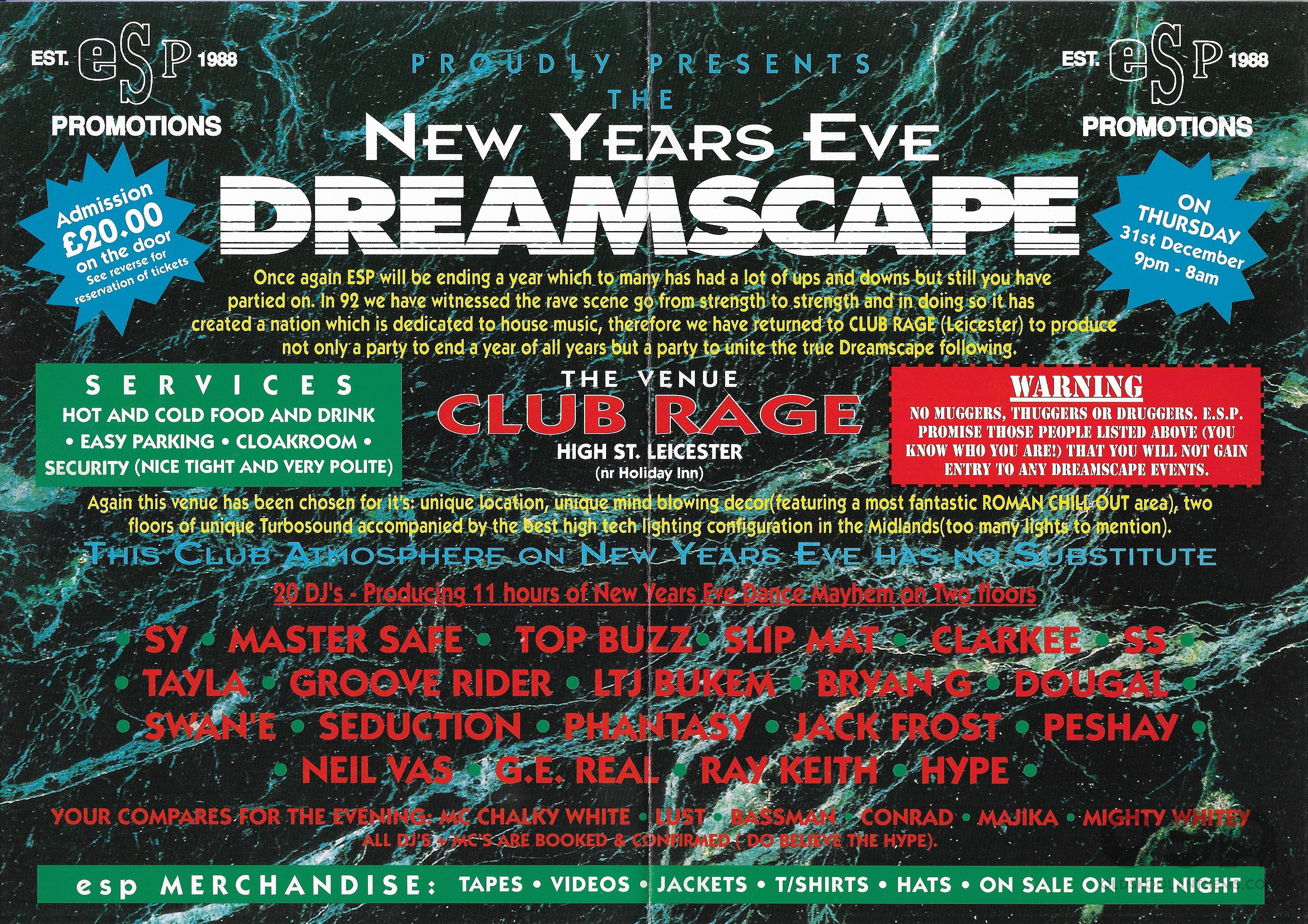 Dreamscape NYE @ Club Rage 31st December 1992 - Centre .jpg