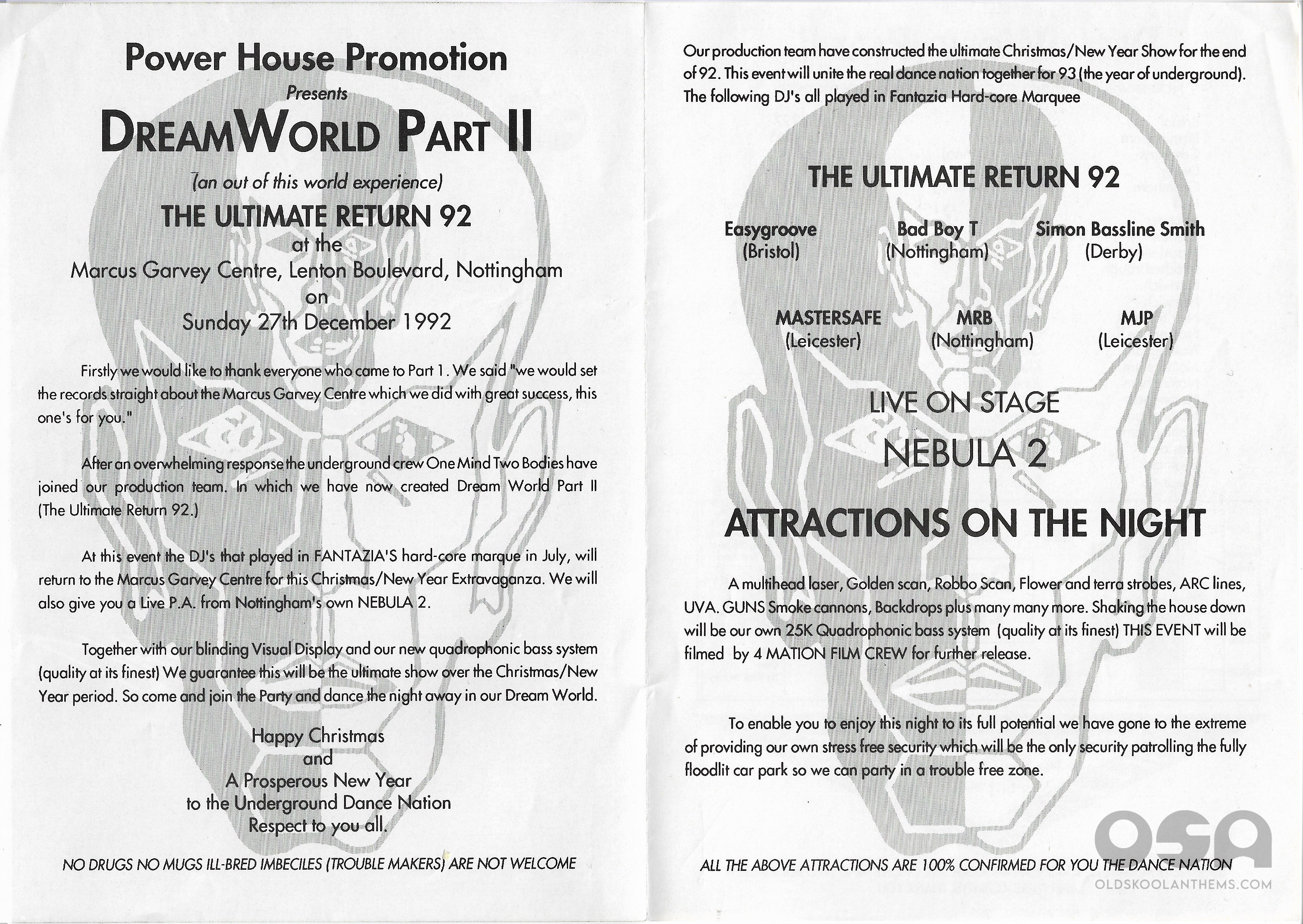 Dreamworld - Part 2 - @ The Marcus Garvey CTR - Nottingham - 27th Dec 92 - Centre.jpg