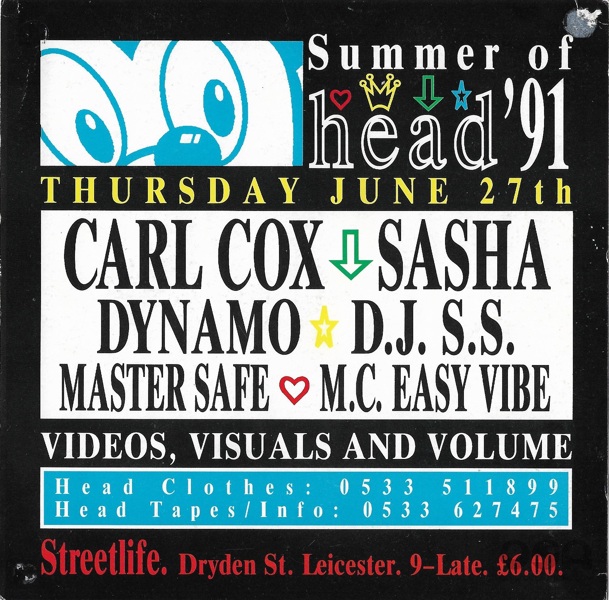 Head - Summer Of 91 @ Streetlife - Leicester - 27th June 1991 .jpg