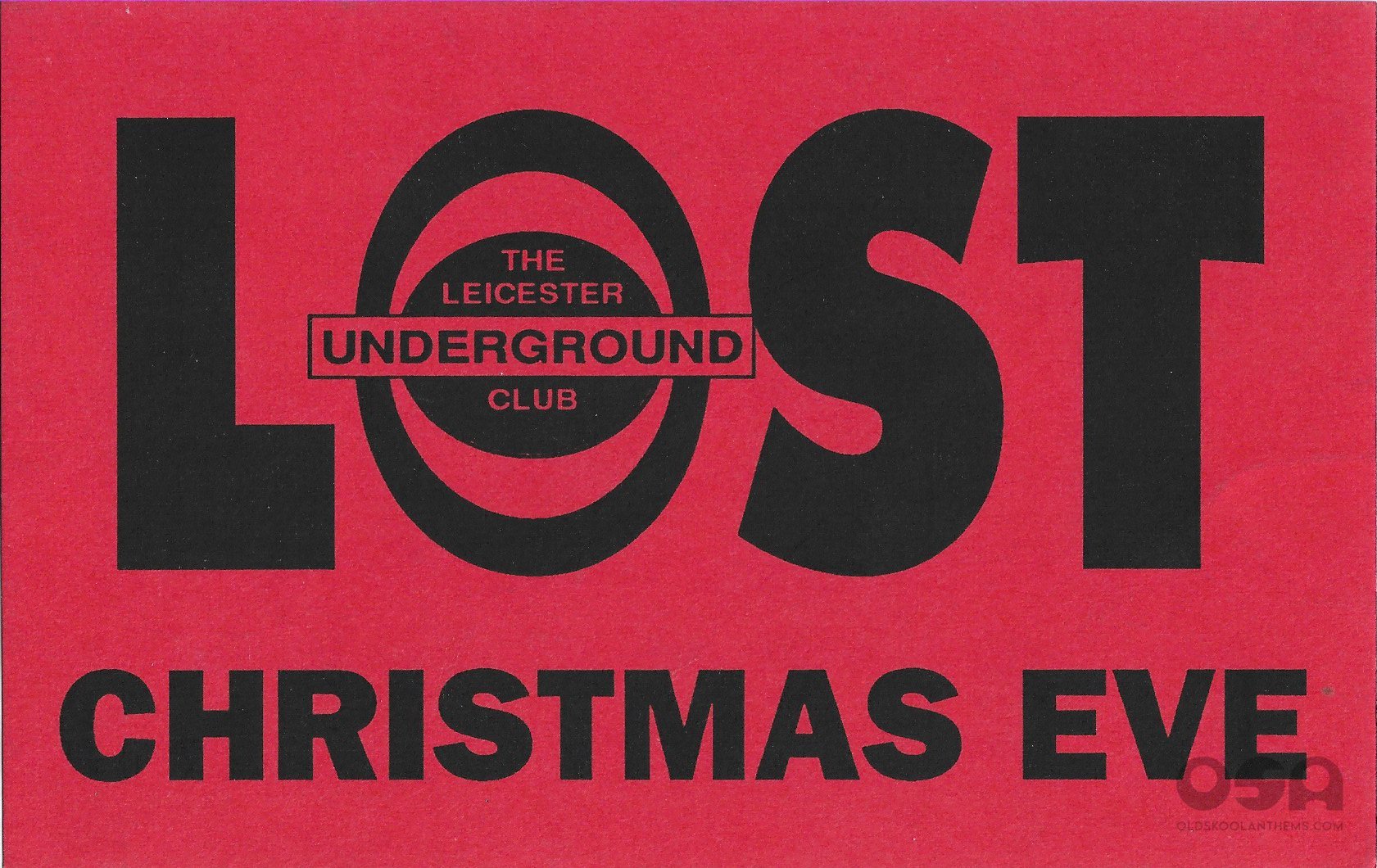 Lost @ The Leicester Underground Club - 24th December 1992 -A .jpg
