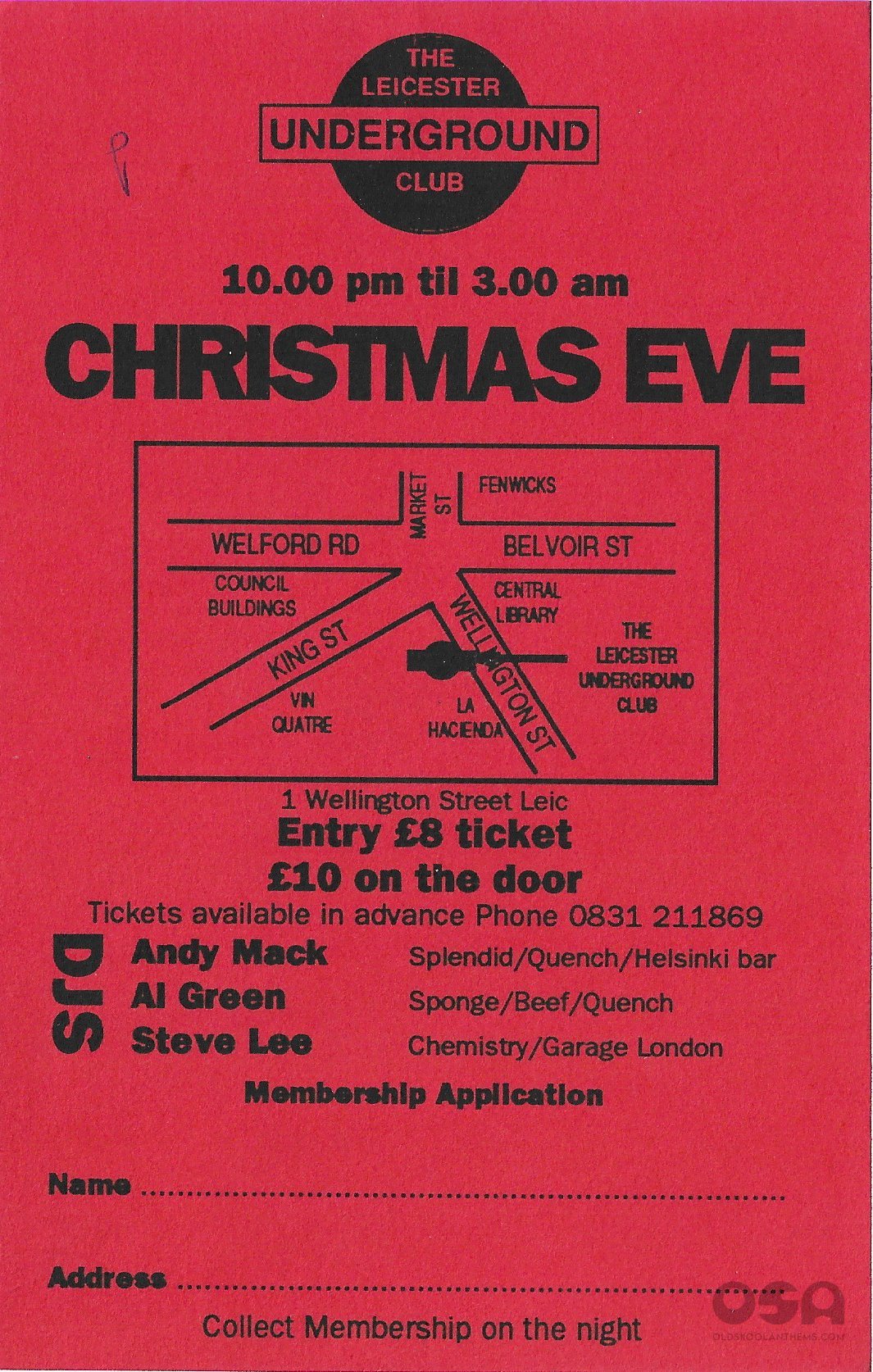 Lost @ The Leicester Underground Club - 24th December 1992 - B .jpg