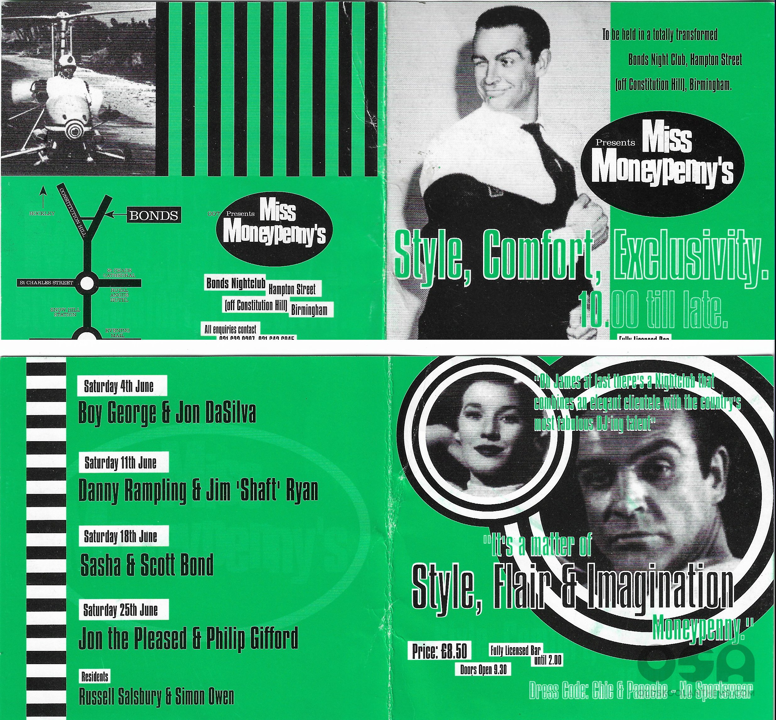 Miss Moneypennys @ Bonds Nightlcub - Birmingham - 4th June 199? (A&B Side) .jpg