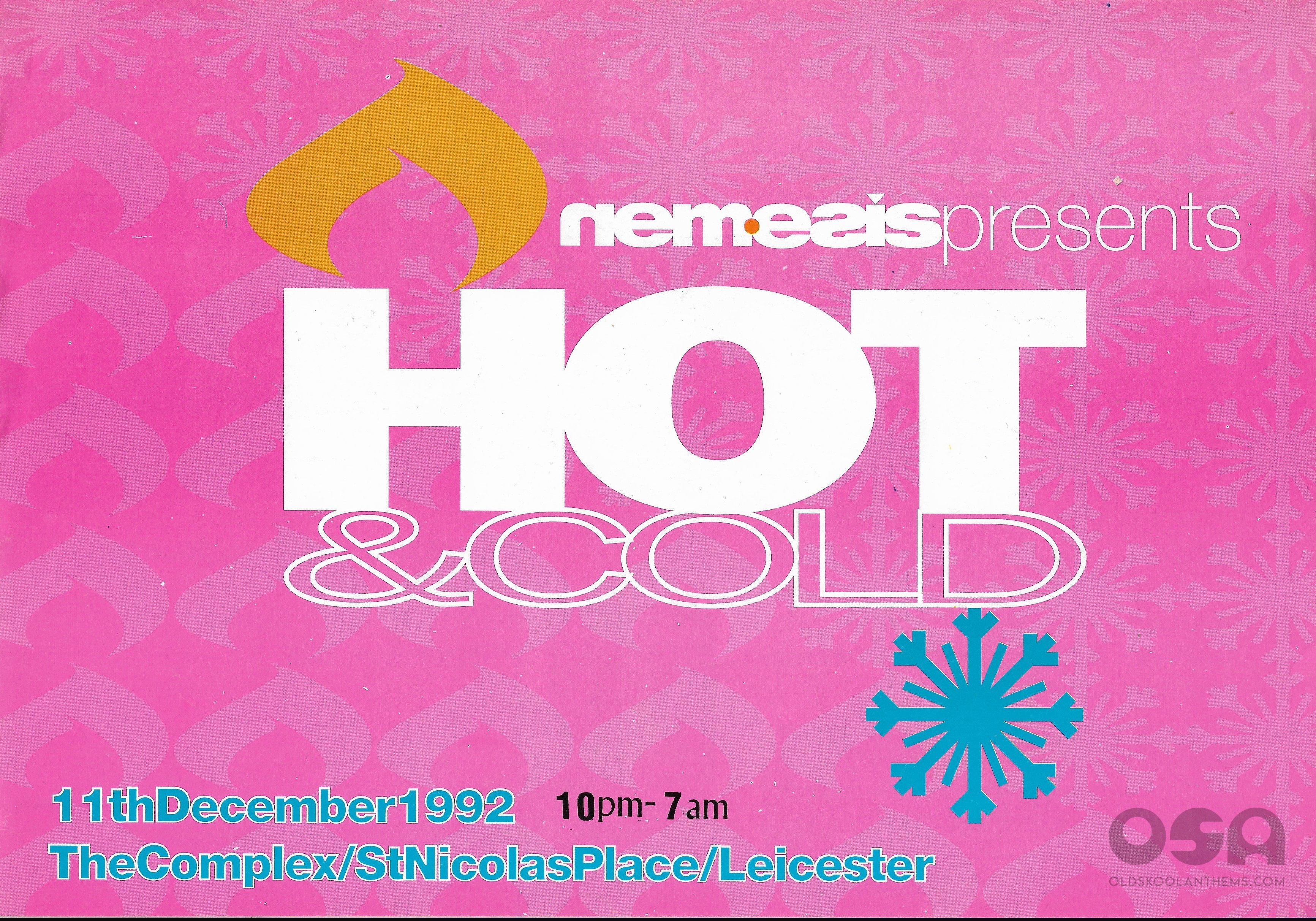 Nemesis - Hot & Cold @ The Complex Leicester - 11th December 1992 - A .jpg