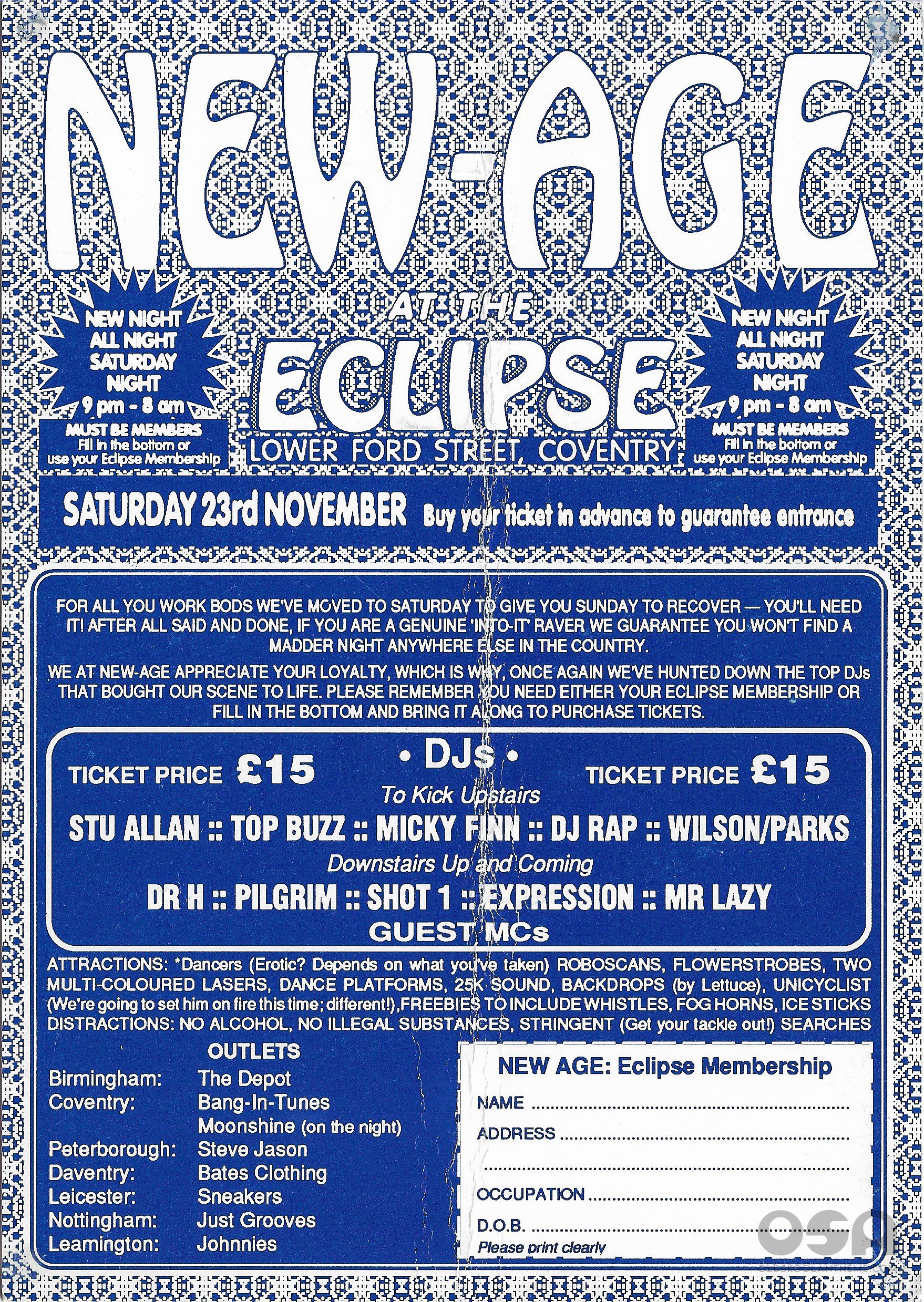 New Age @ The Eclipse - Coventry - 23rd November 1991 - B .jpg