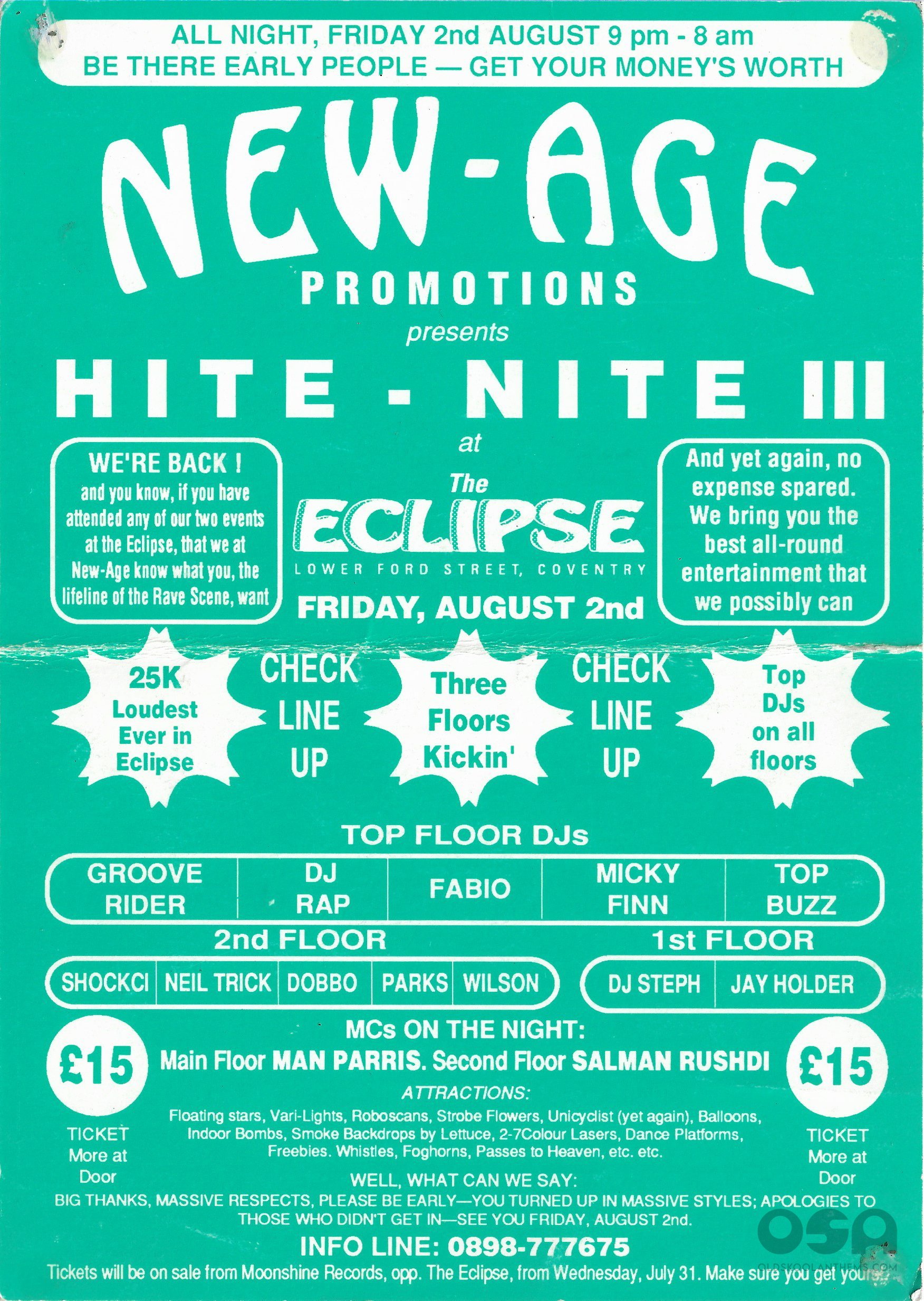 New Age @ The Eclipse - Coventry - 2nd August 1991 - B .jpg