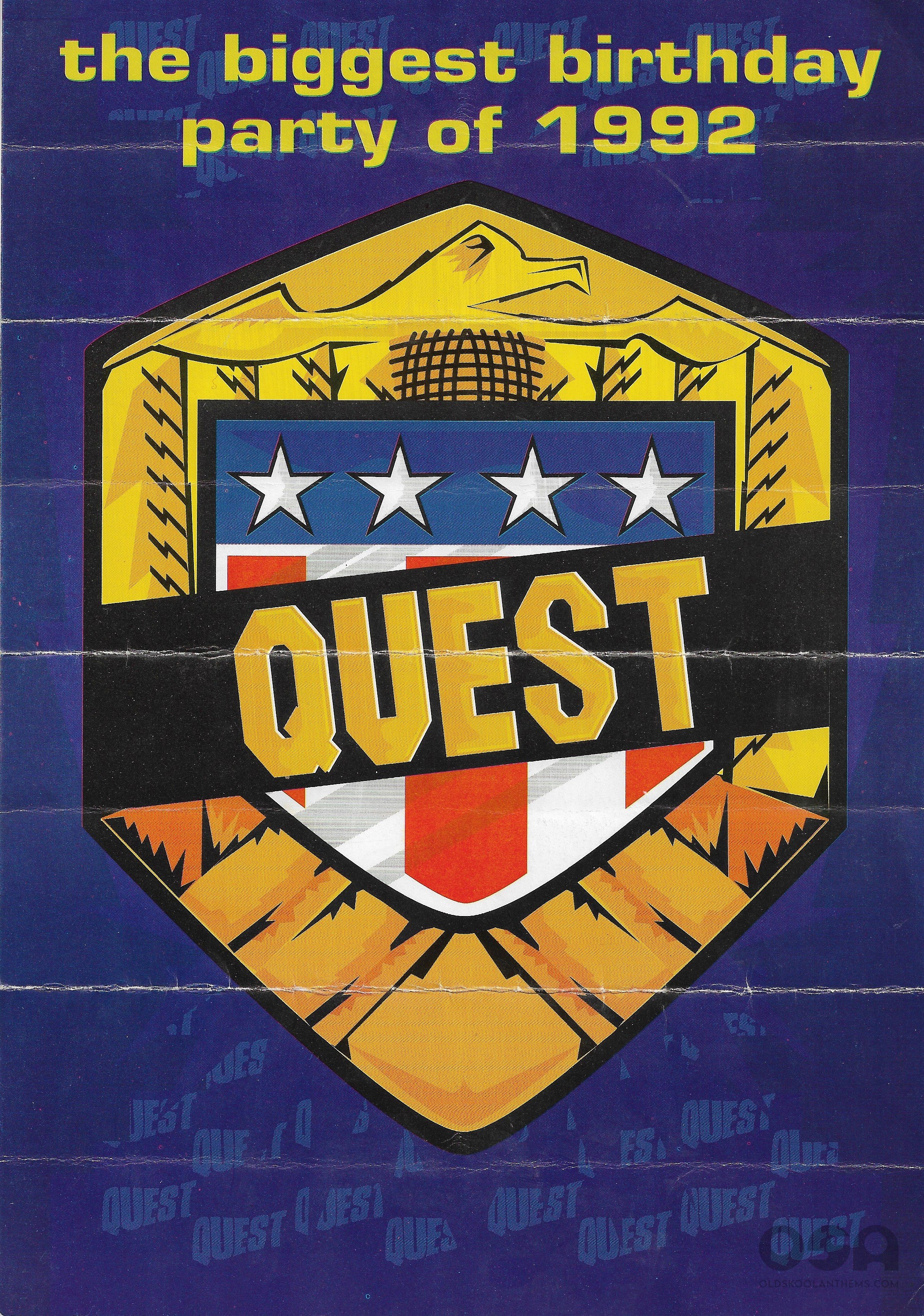 Quest - Biggest Birthday Party - Wolverhampton - 5th September 1992 - A .jpg