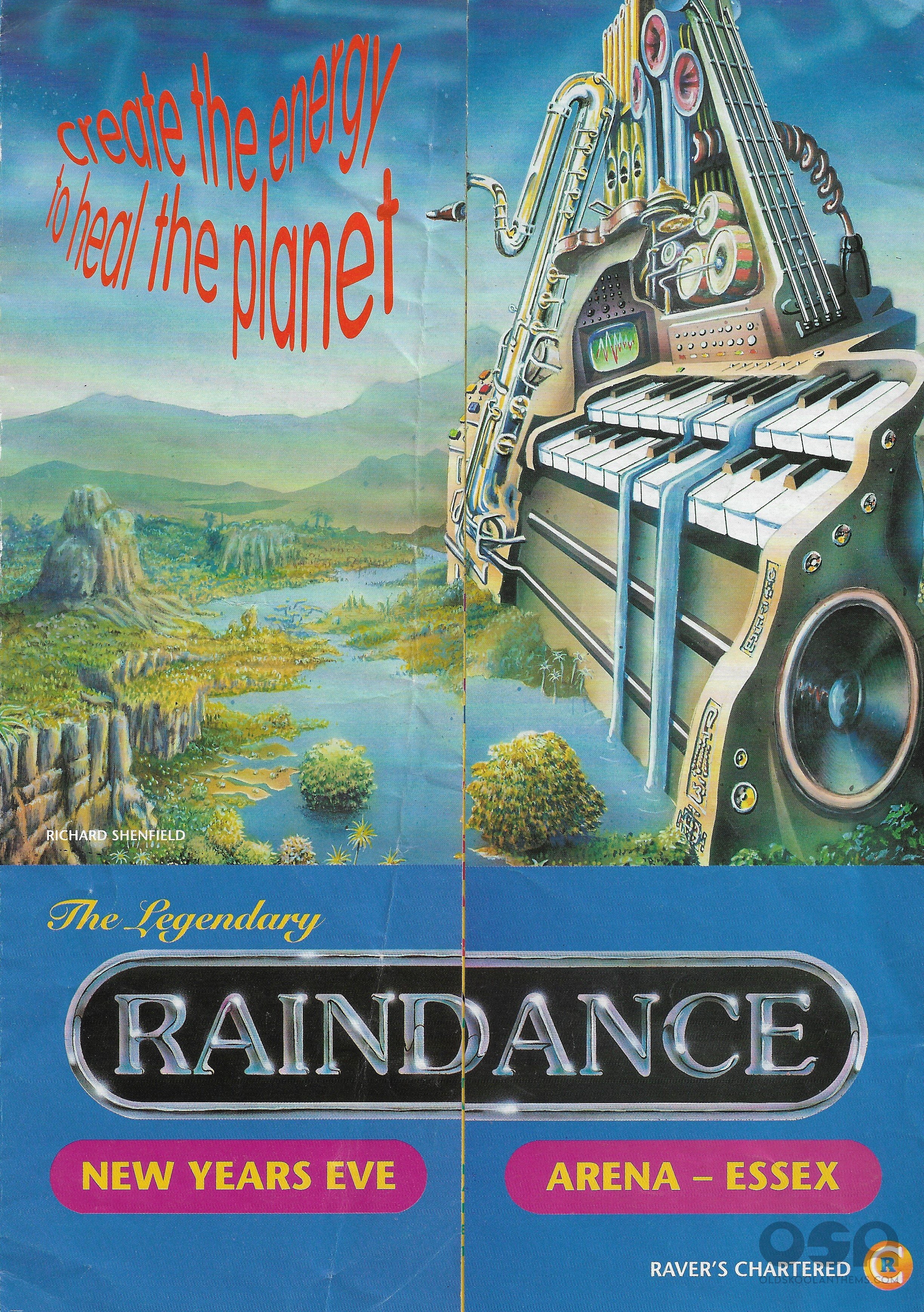 Raindance - NYE @ Arena - Essex - 31st December 1992 - Front .jpg