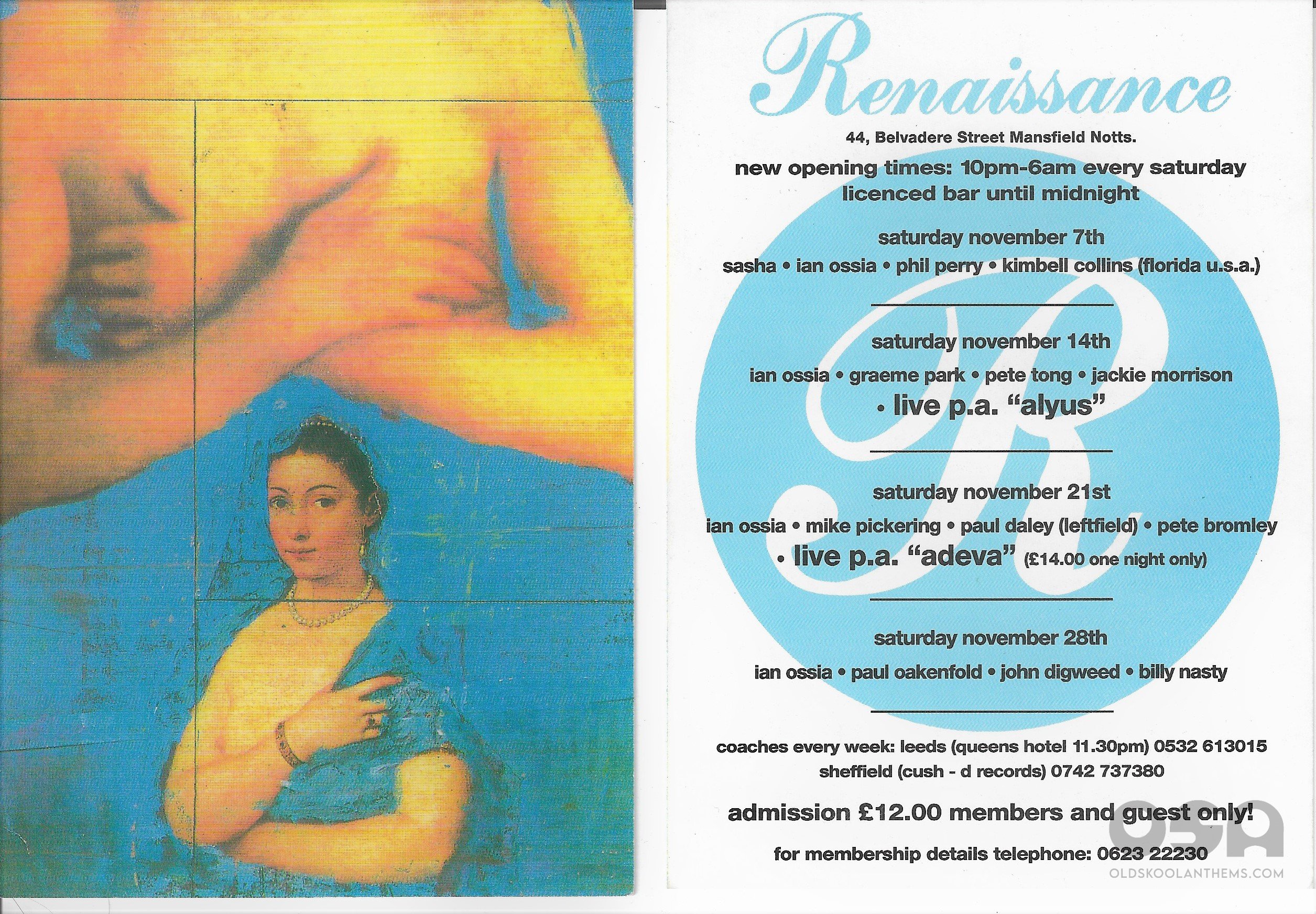 Renaissance @ Venue 44 - Mansfield - 7th November 1992 (A&B Side) .jpg