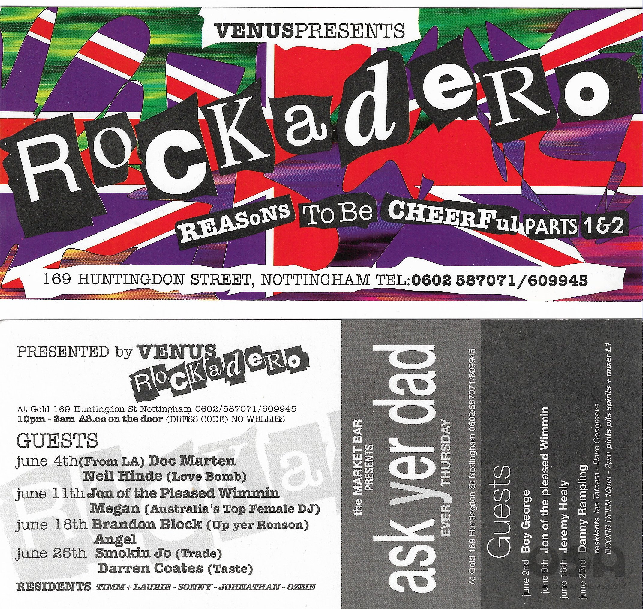 Rockadero @ Gold - Nottingham - 4th June 199? (A&B Side) .jpg