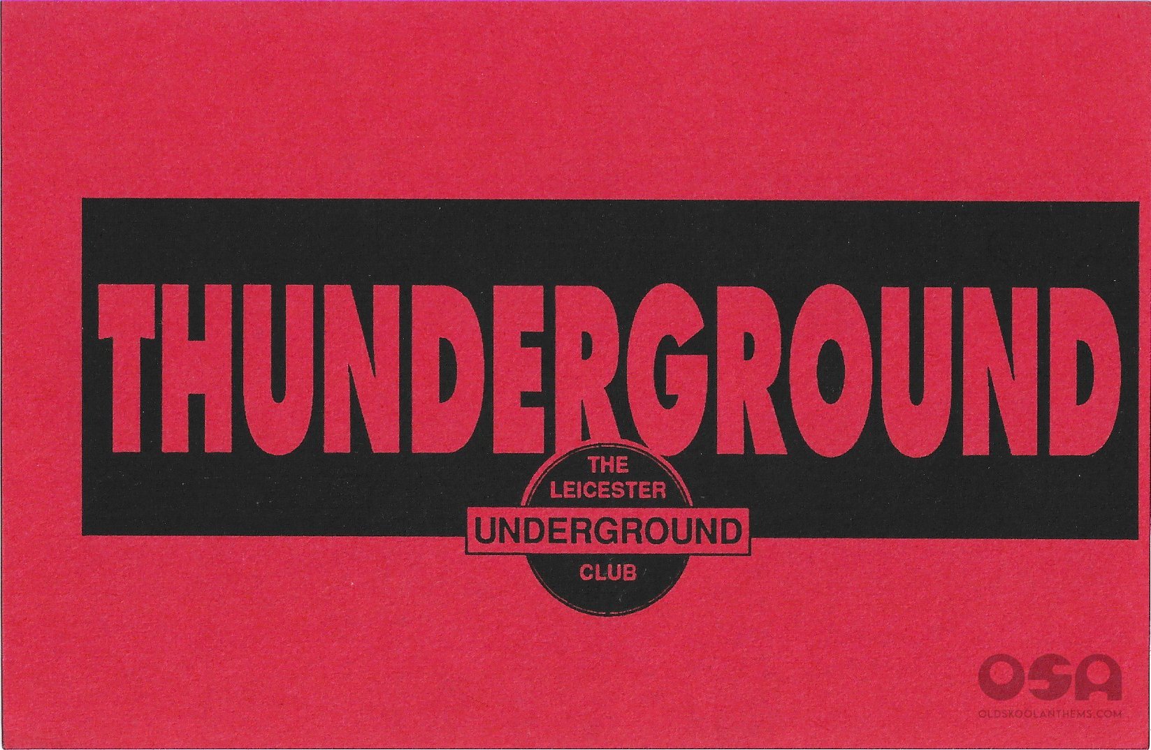 Thunderground @ The Leicester Underground Club - 28th January 1993 - A .jpg