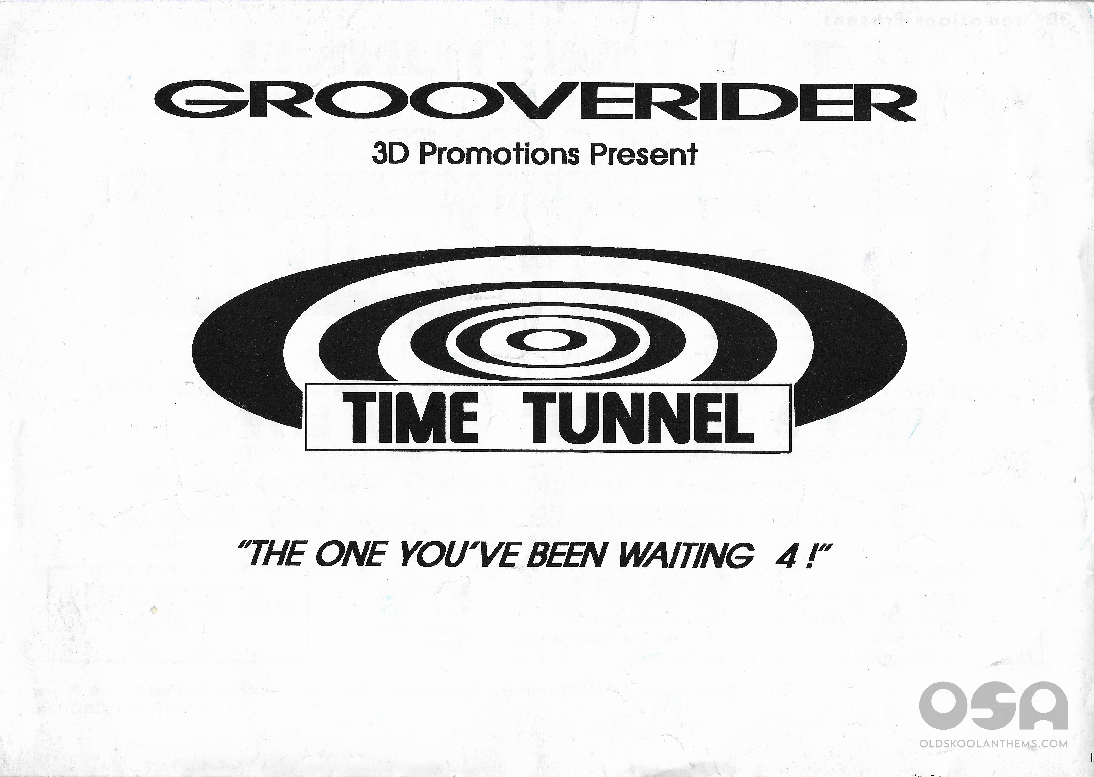 Time Tunnel @ Olivers Nightspot - Stamford Lincolnshire - 19th February 1992 - A .jpg