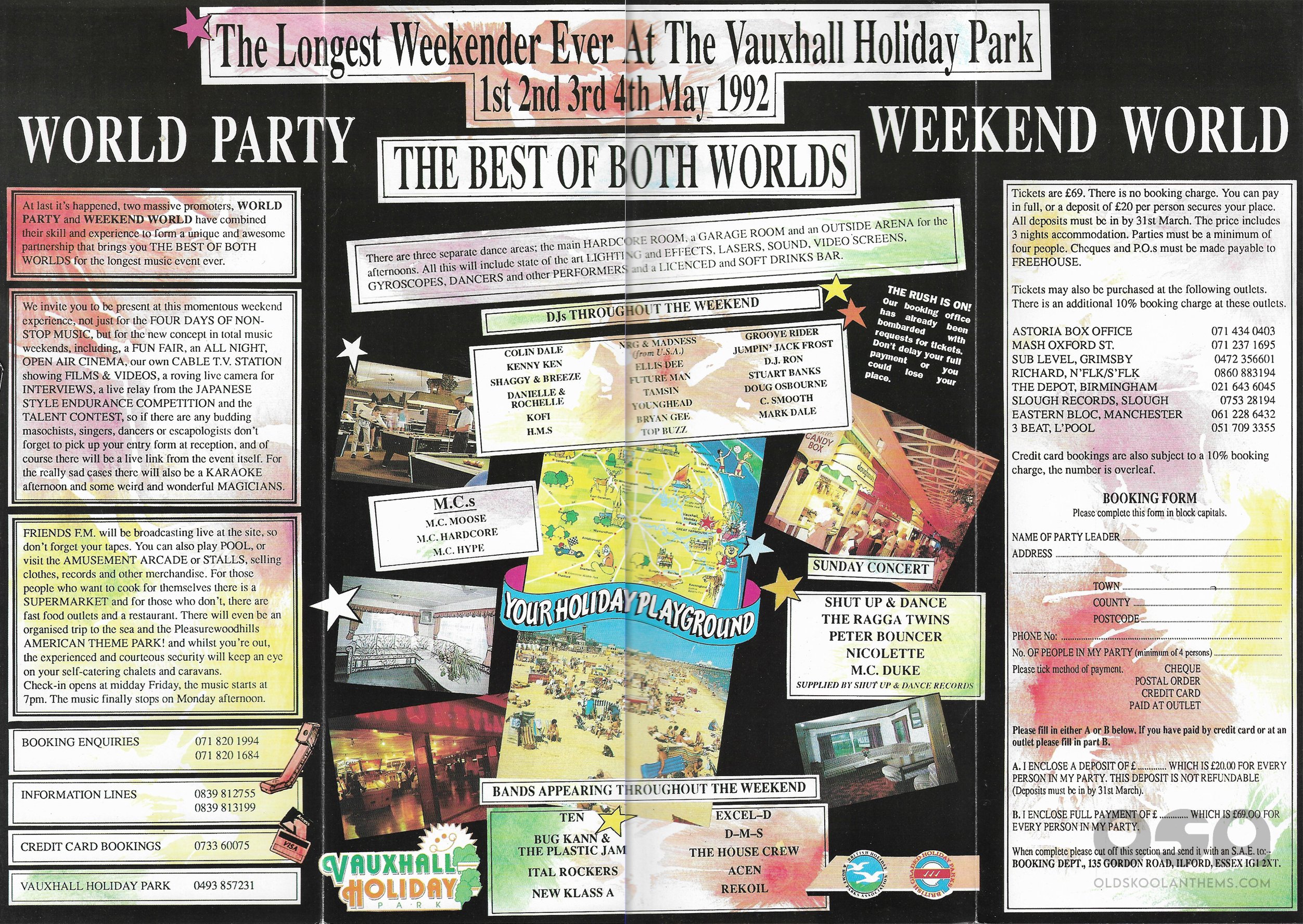 Weekend World & World Party @ Vauxhall Holiday Park - Great Yarmouth - 1st May 1992 - B .jpg